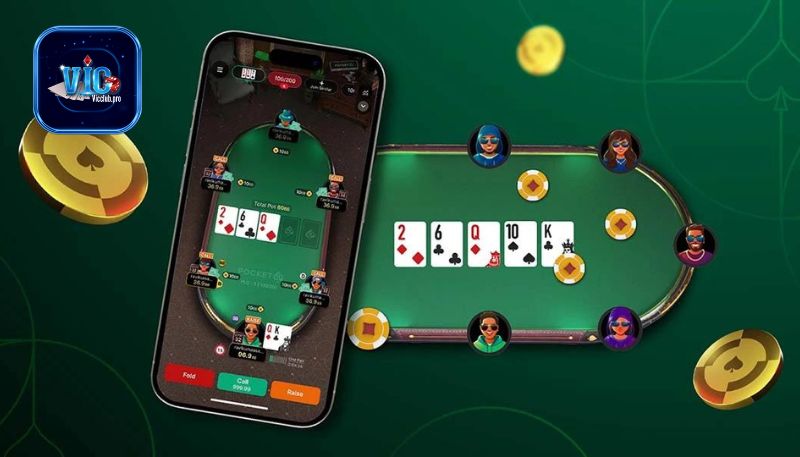 Cách Chơi Poker Online Ăn Tiền Thật Cực Dễ Tại Vic Club