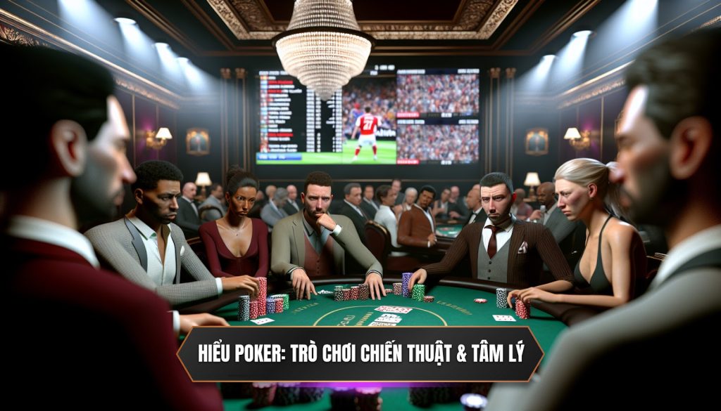 Hướng Dẫn Chơi Poker Cho Người Mới Bắt Đầu - Bí Quyết Làm Chủ Bàn Chơi Cùng VICCLUB 4 Hiểu poker: trò chơi chiến thuật và tâm lý